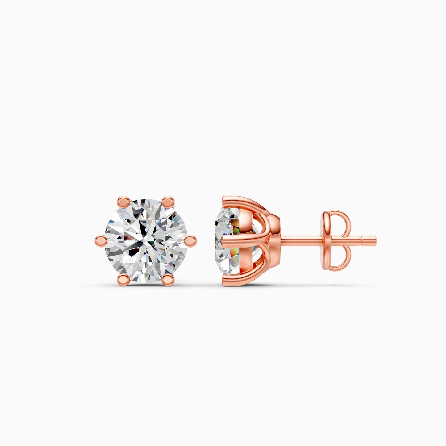 Everyday Round Diamond Studs