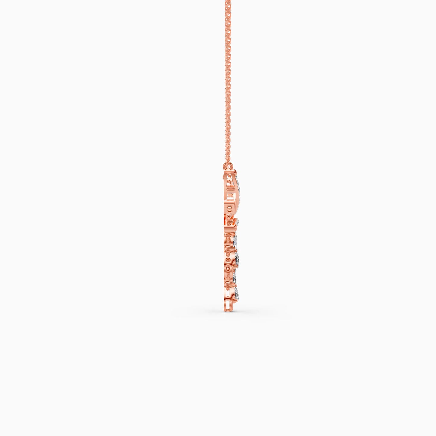 Pear Drop Vine Necklace
