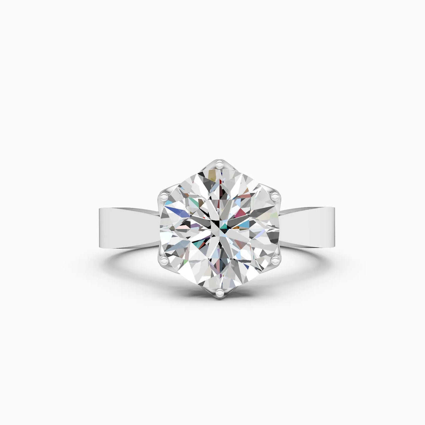 Round Solitaire Ring