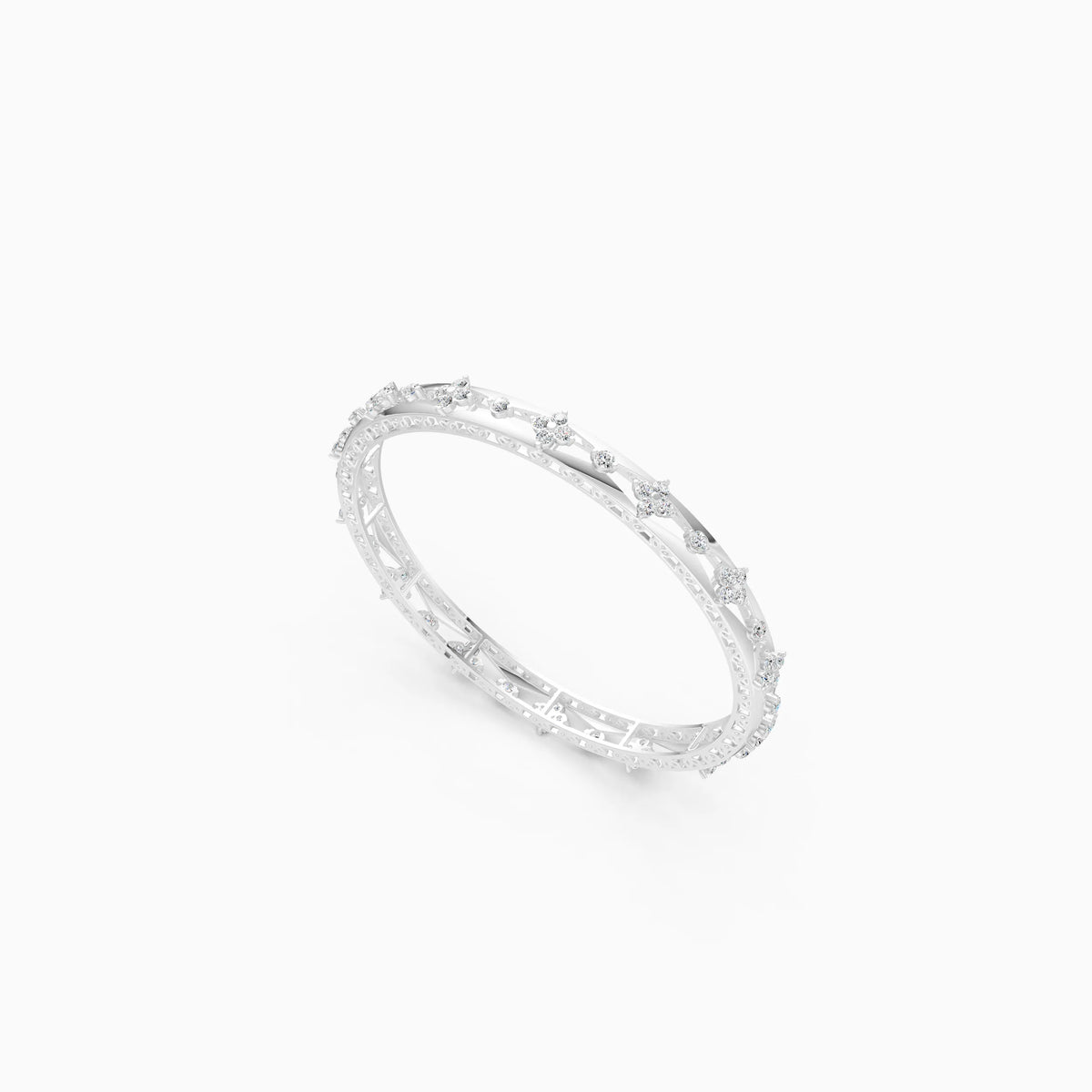 Petal Lattice Bangle