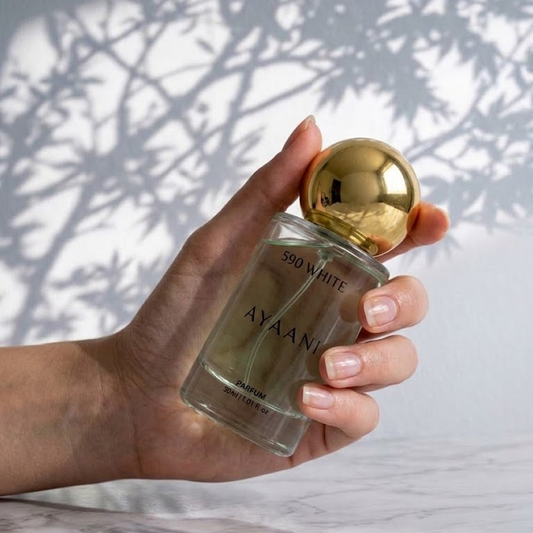 AYAANI 590 White Parfum – Long Lasting Luxury Perfume for Men & Women | 30ml