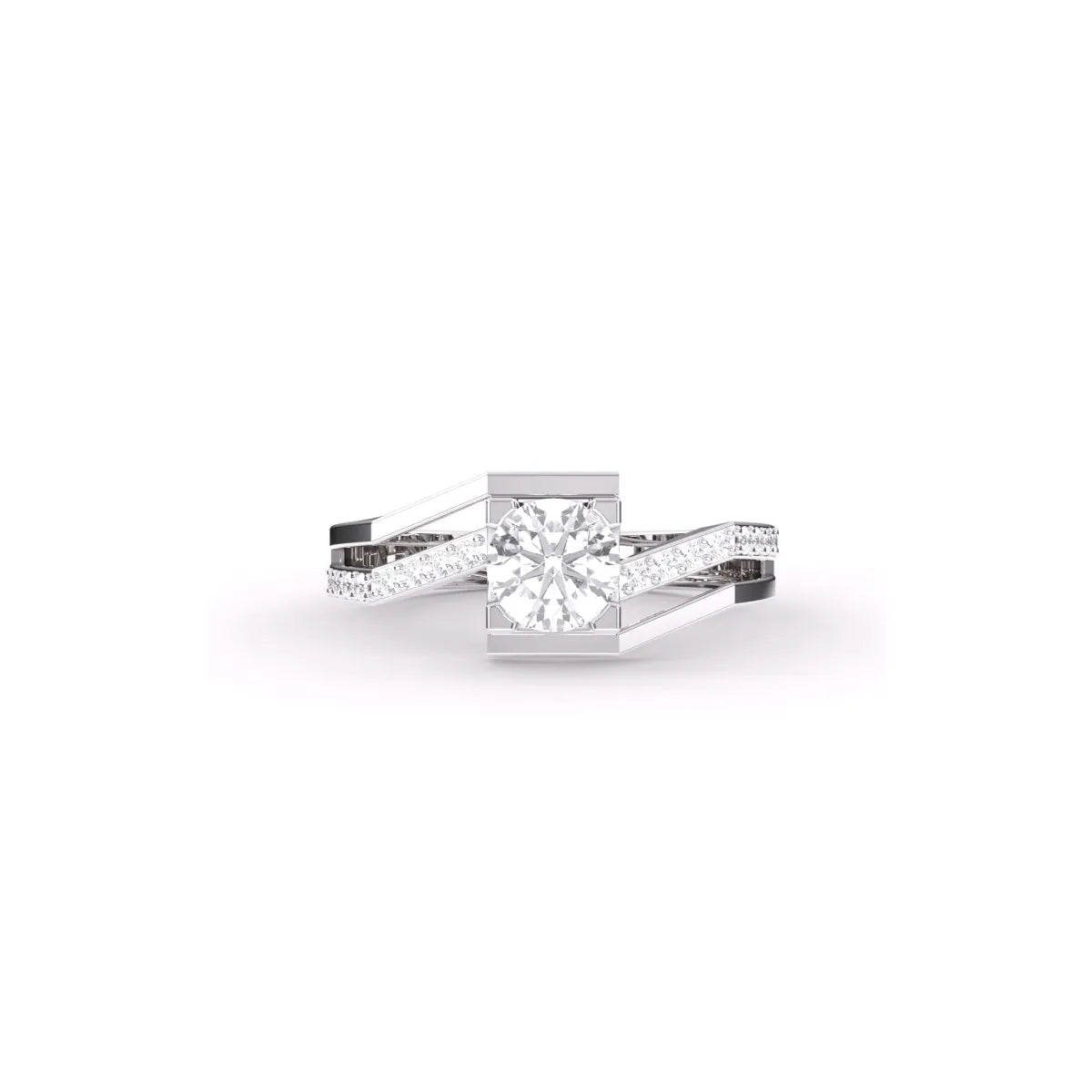 Lab Grown Diamond Double Raw Band Ring