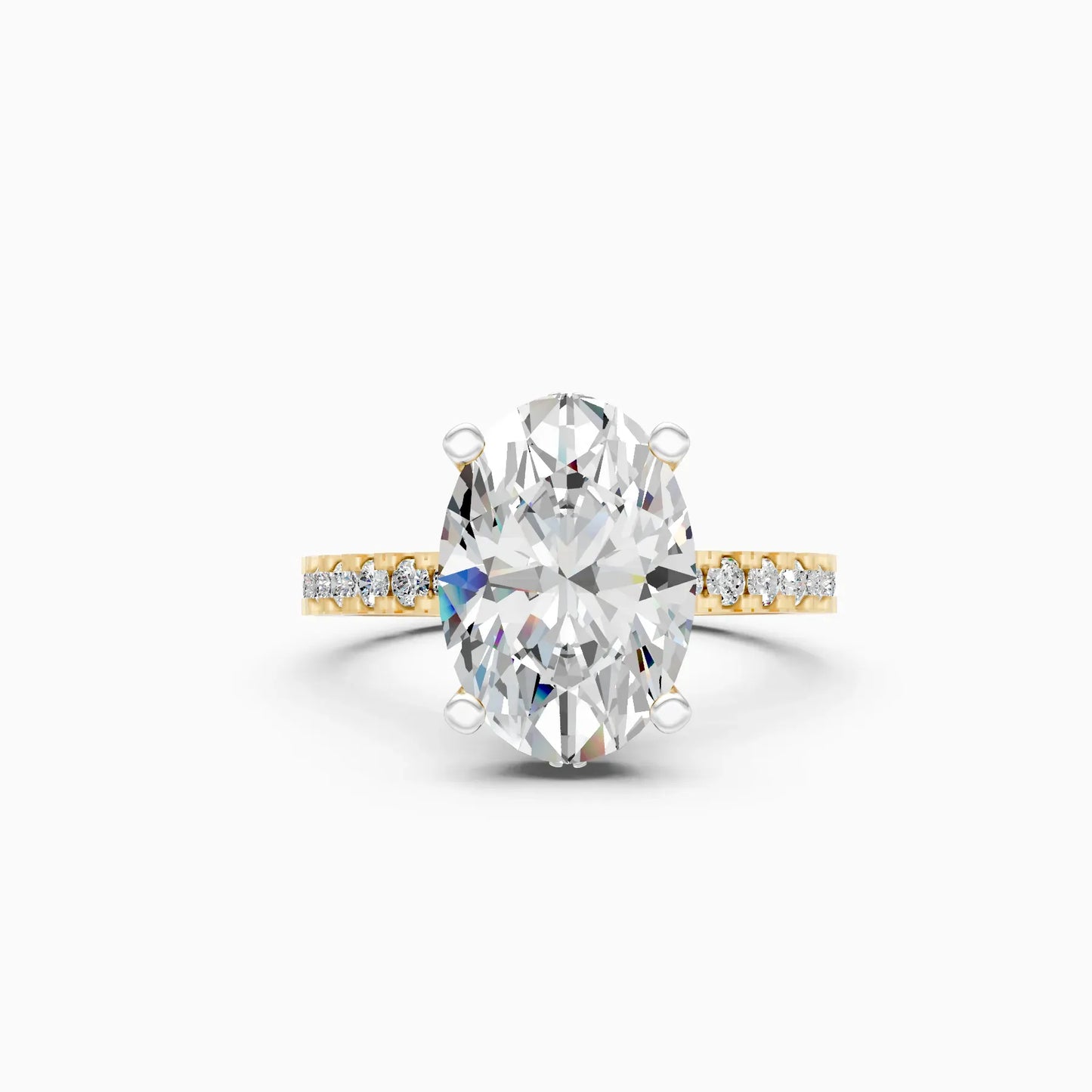 Spark With Oval Diamond Engagement Ring