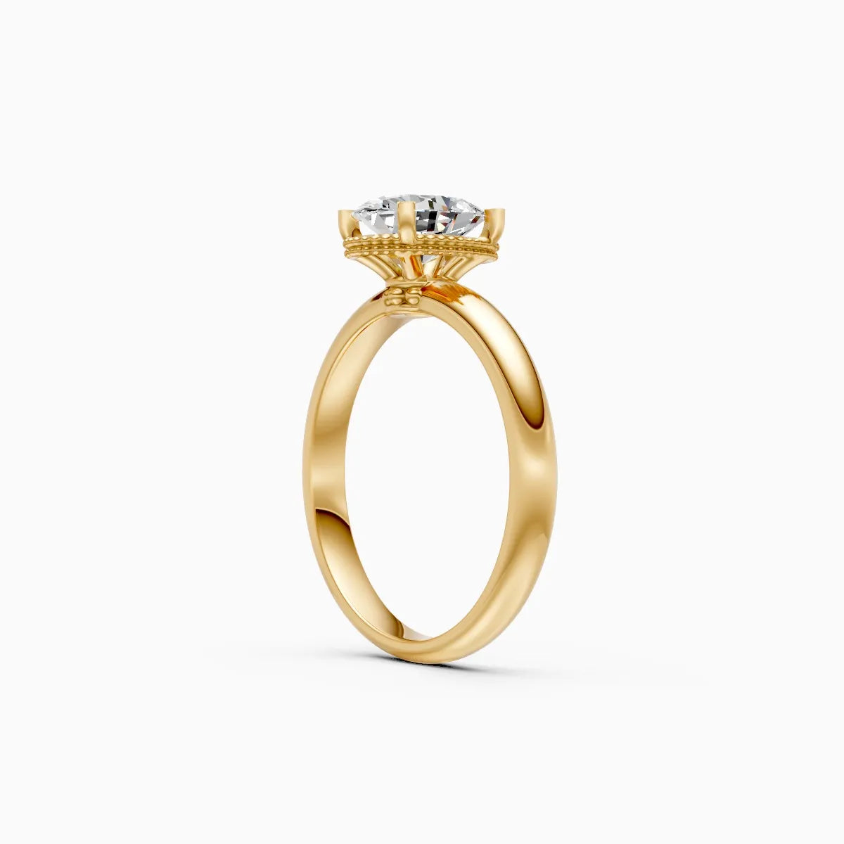 Timeless Oval Lab Grown Diamond Ring