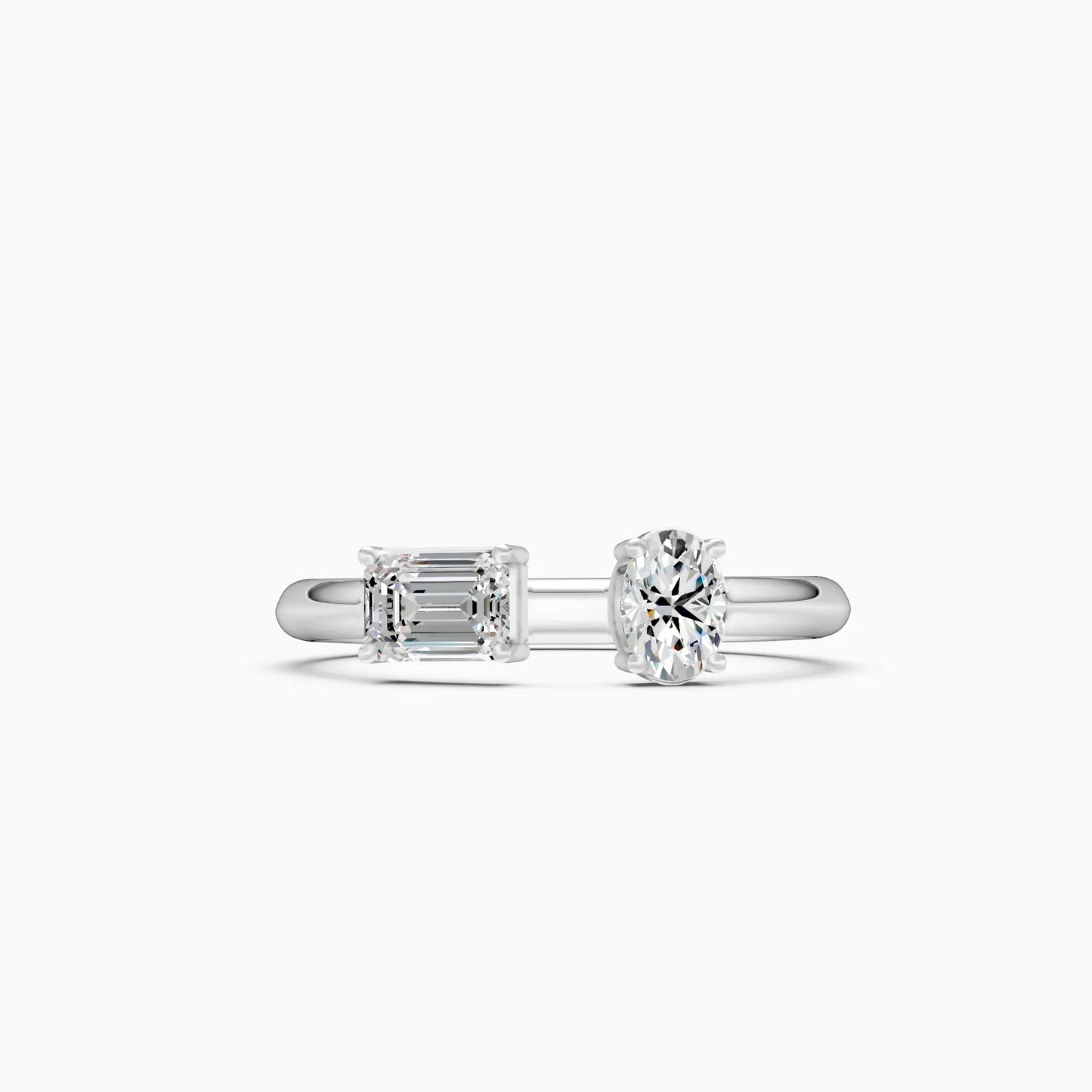 Delicate Open Cuff Diamond Women’s Band