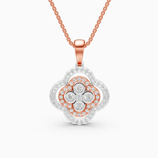 FloraLuxe Lab Grown Diamond Pendant