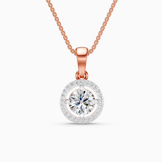 Eternal Solitare Orbit Lab Grown Diamond Pendant