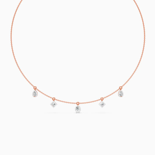 Radiant Trio Diamond Charm – Pear, Oval & Princess