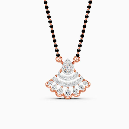 Modern Bell-Cut Style Pendant Mangalsutra