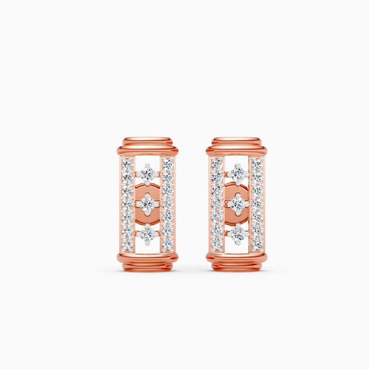 Round Timeless Sparkle Statement Earrings