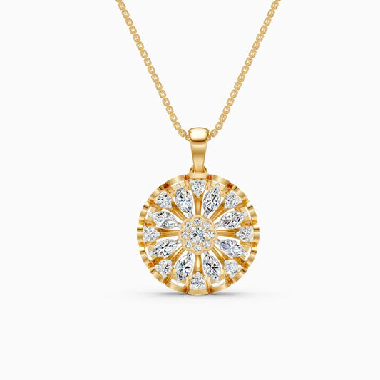 Multi-Stone Sparkle Diamond Pendant