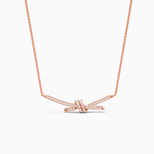 Knotted Elegance Diamond Wrapped Shine