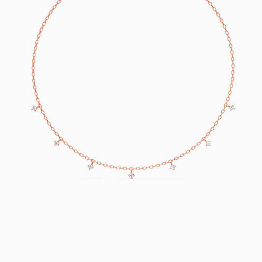 Twinkle Drops Lab Grown Diamond Necklace