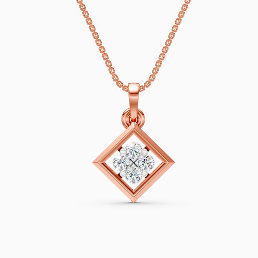 Simple Glow Shiny Diamond Pendant