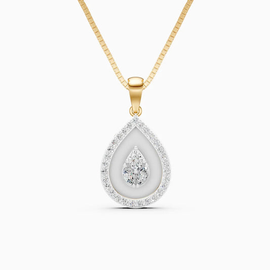 Twinkle Drop Lab Grown Diamond Pendant
