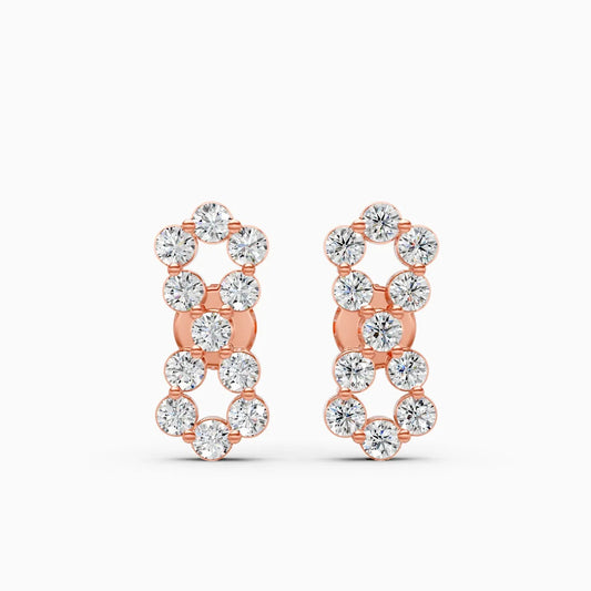 Linked Radiance Lab Grown Diamond Earrings