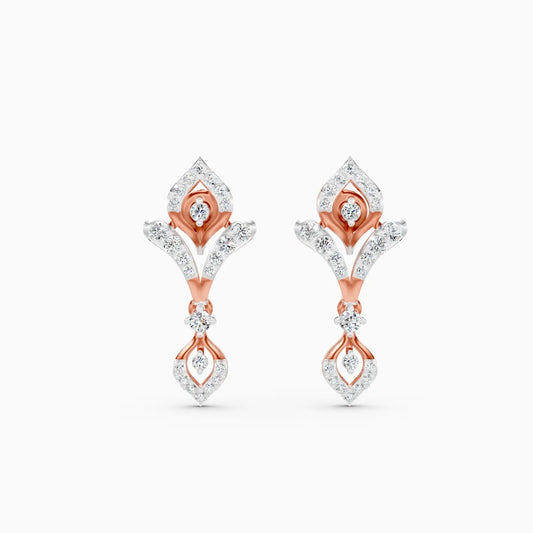 Petal Aura Lab Grown Diamond Earrings