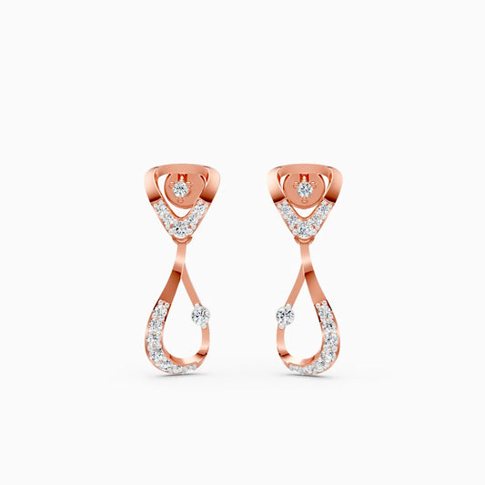 Velisse Loop Lab Grown Diamond Earrings