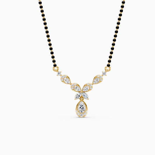 Blossom Drop Lab Grown Diamond Mangalsutra