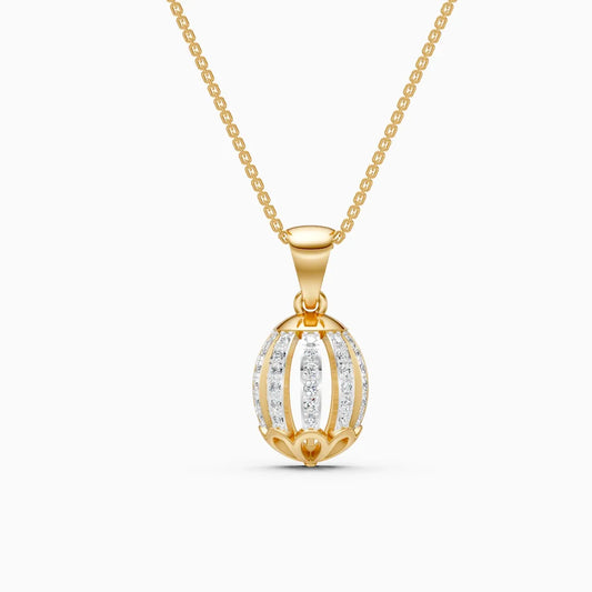 Artistic Ball Diamond Daily Wear Pendant