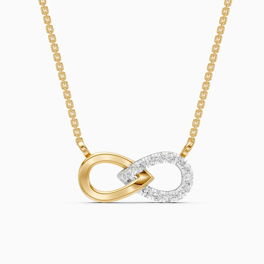 Infinity Love Lab Grown Diamond Necklace