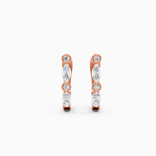 Diamond Curve Hoops