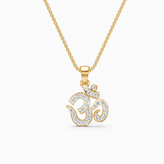The Om Lab Grown Diamond Pendant