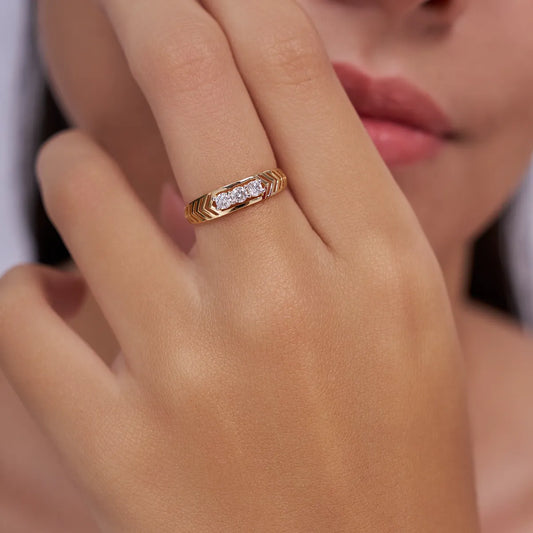 Trio Diamond Ring