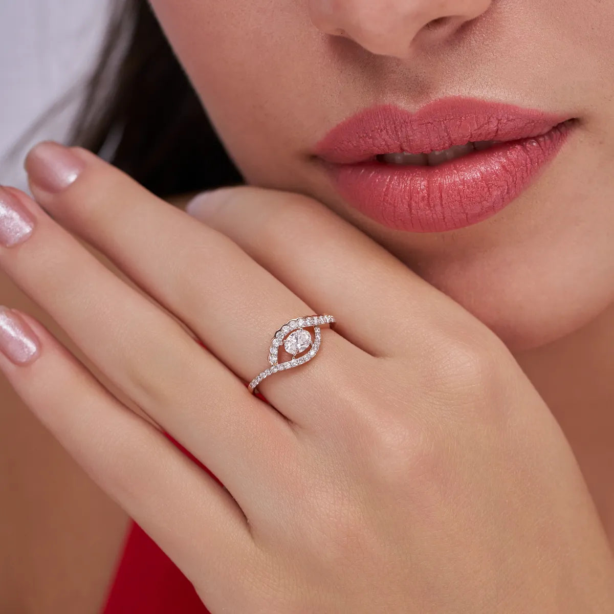 Eclat Curve Lab-Grown Diamond Ring