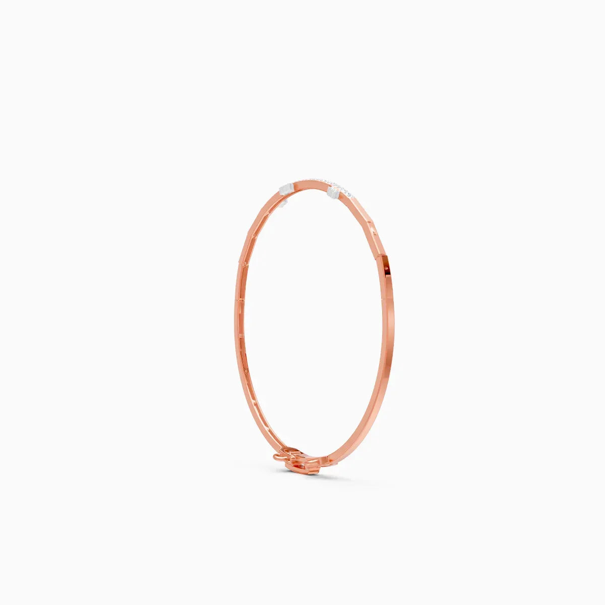 Single Line Light Weight Lab Grown Diamond Bracelet