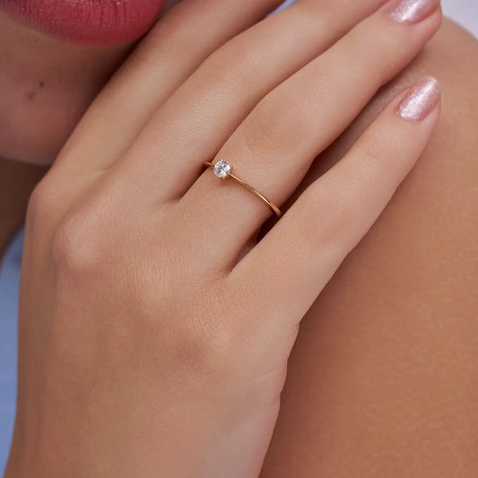 Classic Round Solitaire Ring