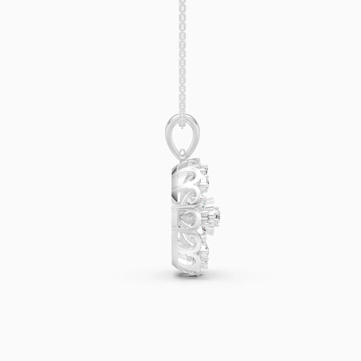 Multi-Stone Sparkle Diamond Pendant