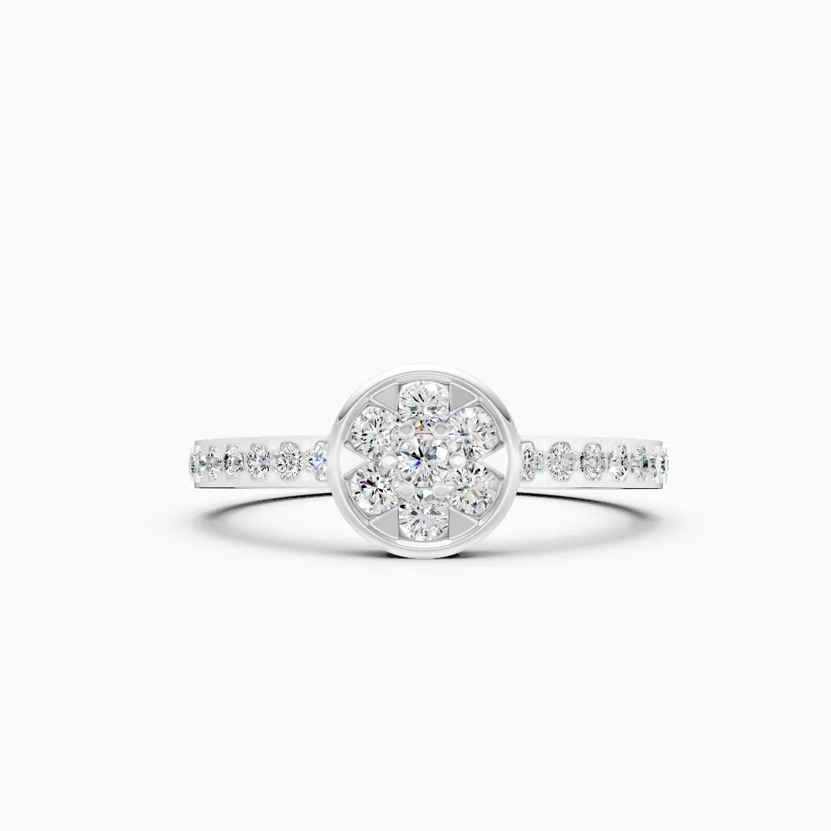 Blossom Glow Diamond Ring in Rose Gold