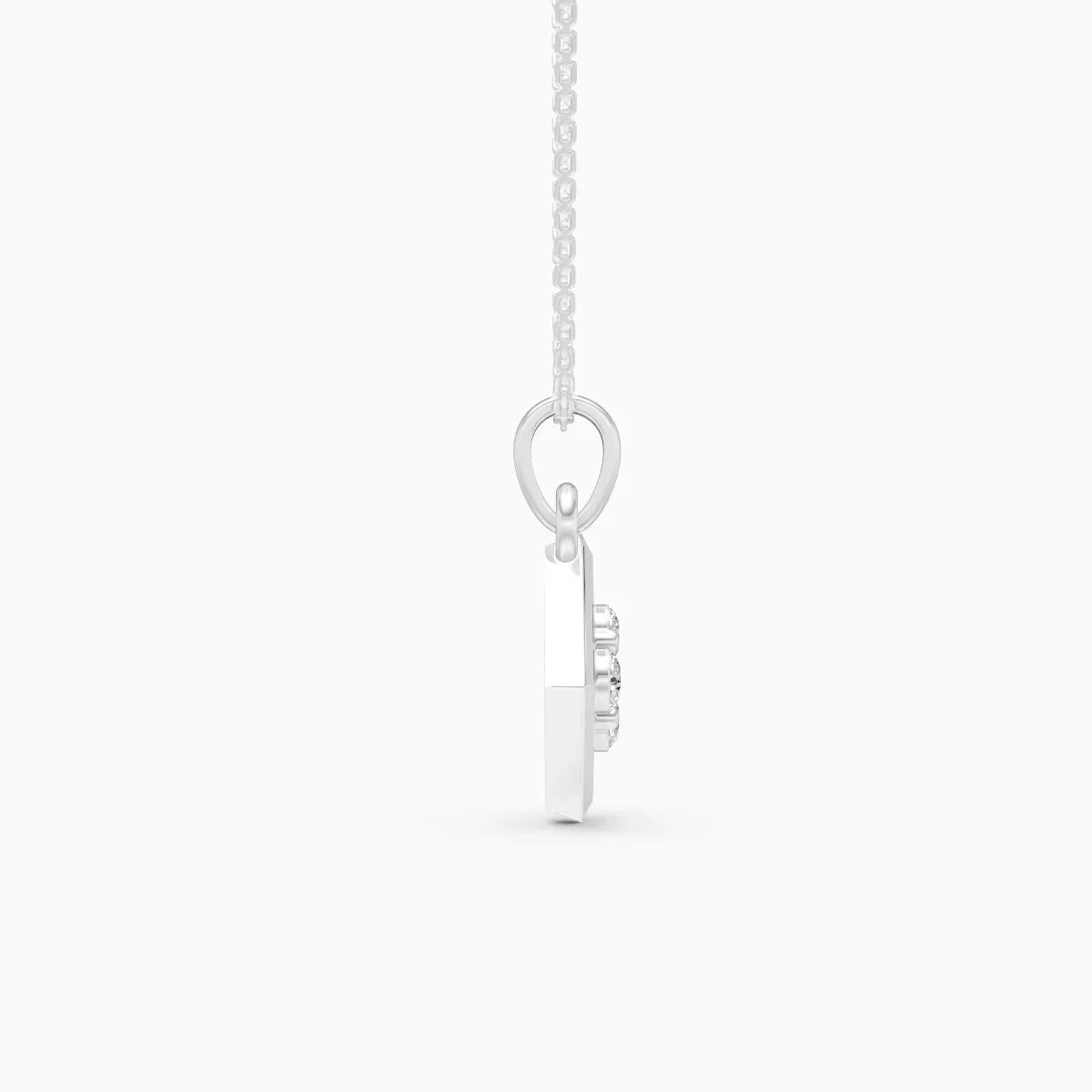 Simple Glow Shiny Diamond Pendant