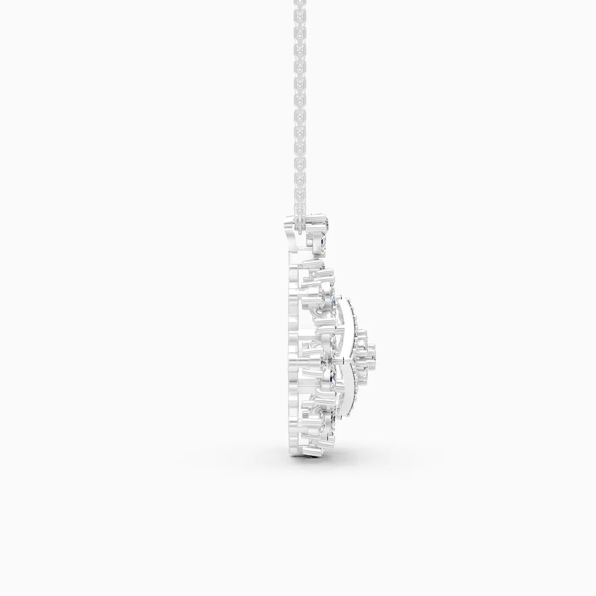 Elegant Classic Lab Grown Diamond Necklace