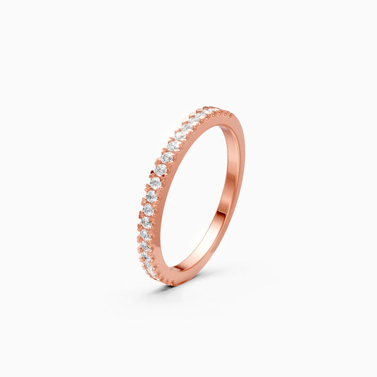 Dainty Diamond Row Band Ring
