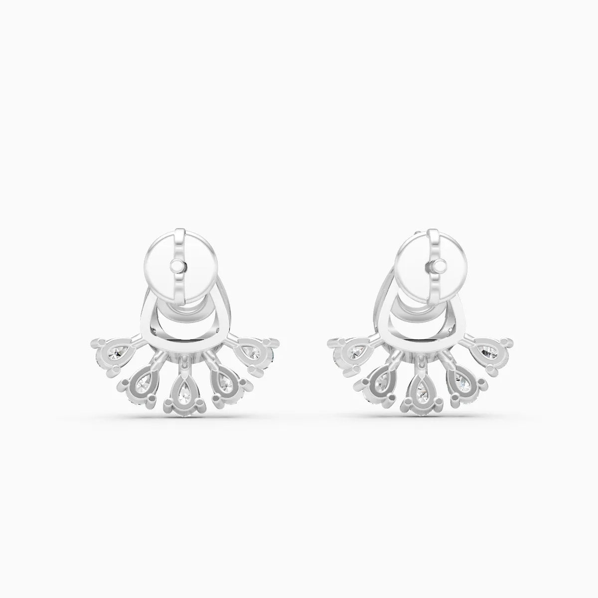 Opaline Feather Lab-Grown Diamond Earrings
