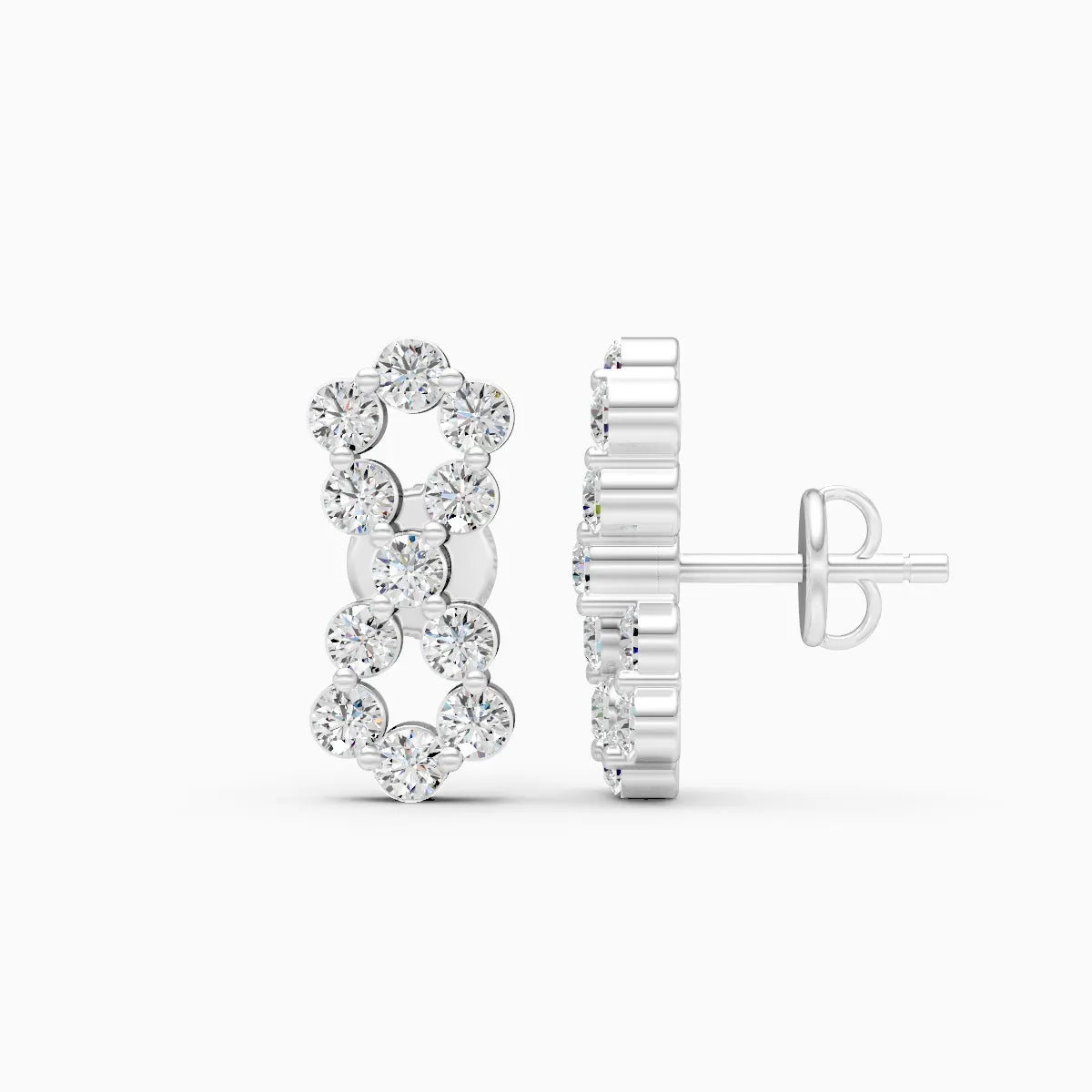 Linked Radiance Lab Grown Diamond Earrings