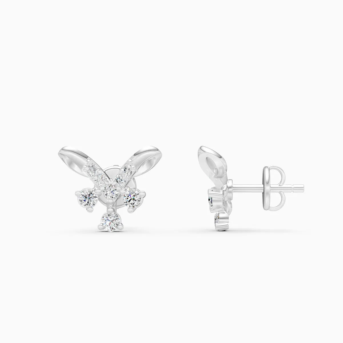 Flutter Bloom Lab Grown Diamond Earrings