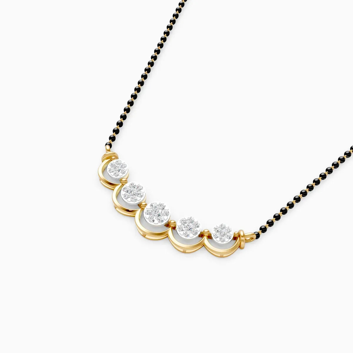 Five Round Cluster Timeless Mangalsutra