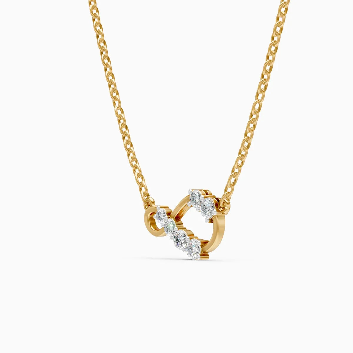 Infinite Curve Lab Grown Diamond Pendant