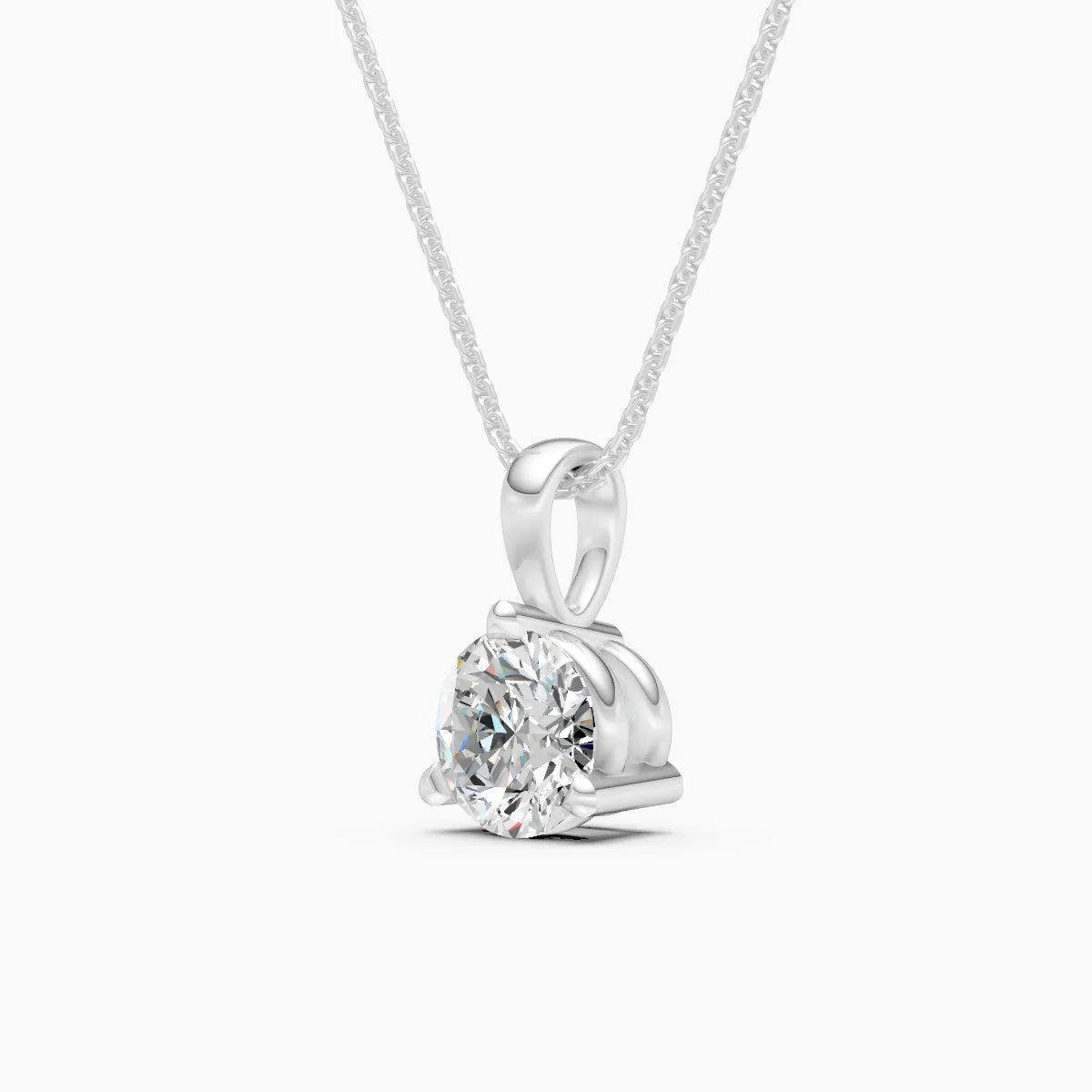 Pure Glow Solitaire Pendant