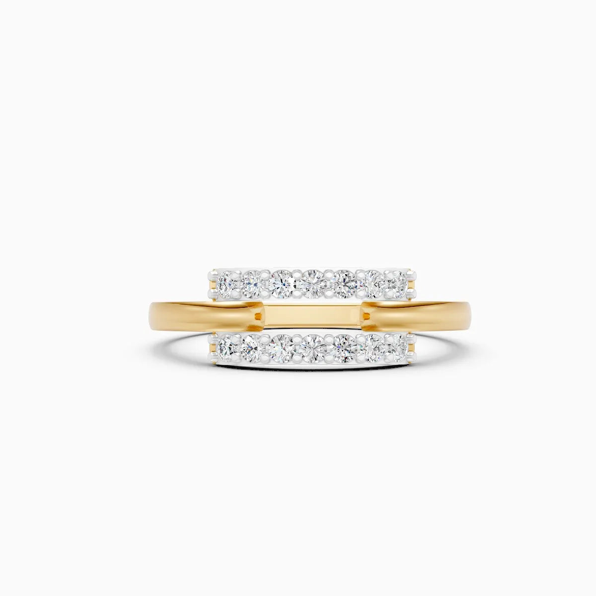Open Curve Diamond Ring