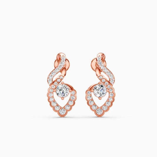 Flame of Love Lab Grown Diamond Earrings