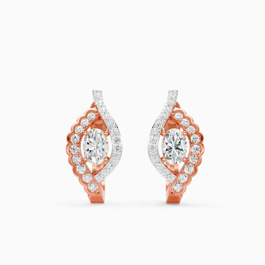 Divine Wave Lab-Grown Diamond Earrings