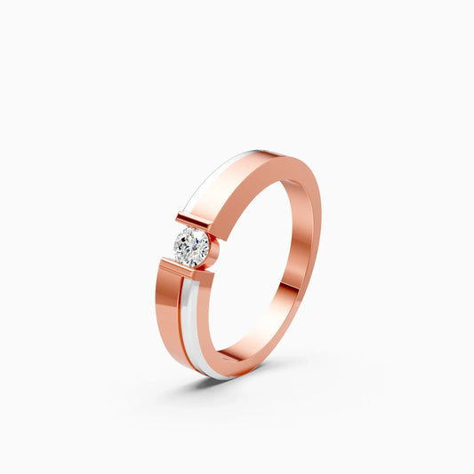 Forever One Round Diamond Tension Setting Ring