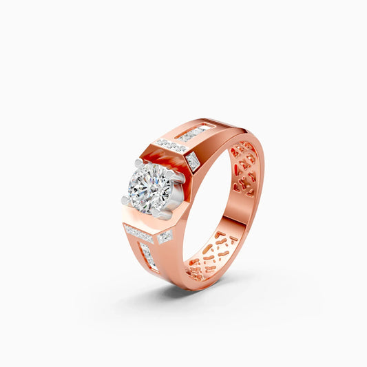 Modern Classic Solitaire Men's Ring