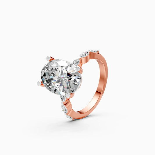 Crown of Grace Oval Diamond Ring