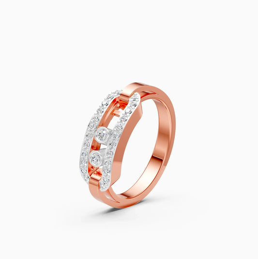 Lab Grown Diamond Open Hexagon Fancy Girls Ring