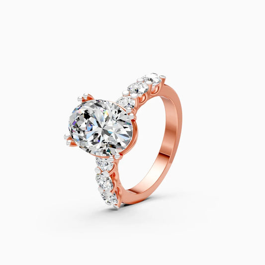 Timeless Oval Solitaire Engagement Ring